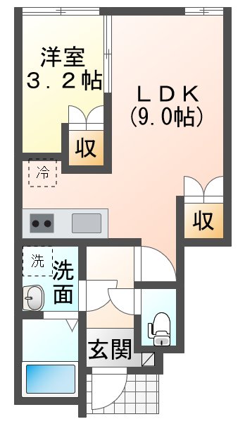 プルミエ　バトーの間取り