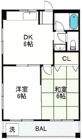 ユニテンコーポの間取り