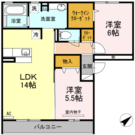 アルカサールの間取り