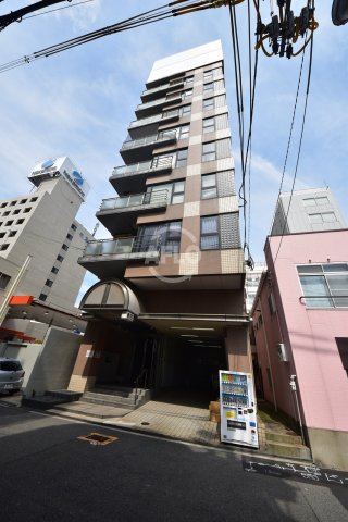 大阪市都島区片町のマンションの建物外観