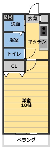 メゾンモンマルトル西古河の間取り