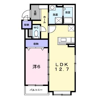 函館市豊川町のマンションの間取り