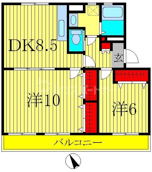 オリーブガーデンの間取り