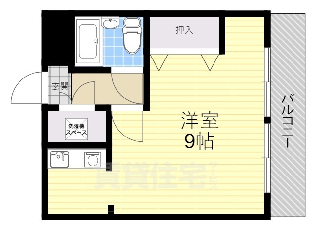 宇治市槇島町のマンションの間取り