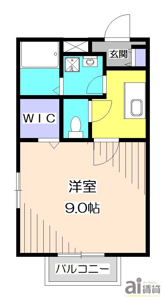 オリエンタルコスモの間取り