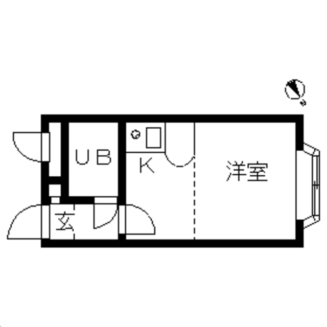 鎌倉市梶原のアパートの間取り