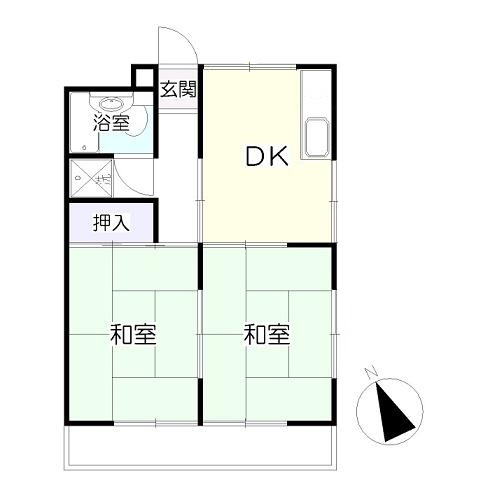 ハイツ中井の間取り