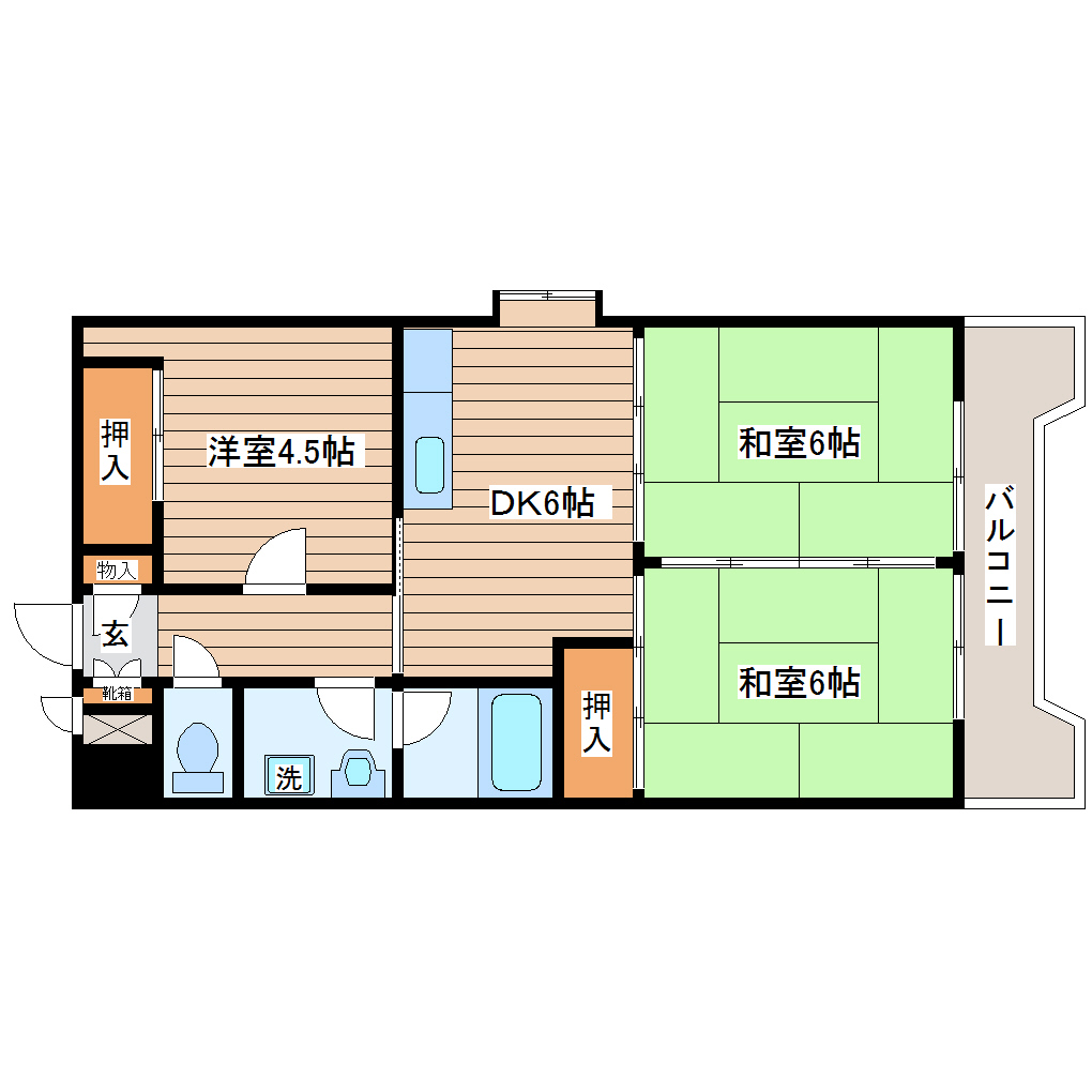 芳賀興産ビルの間取り