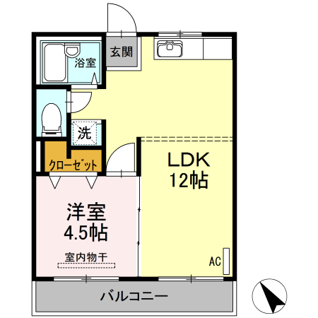 宗正アパート　★の間取り