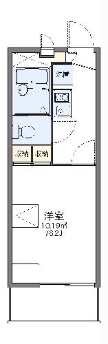 【レオパレスランメグの間取り】