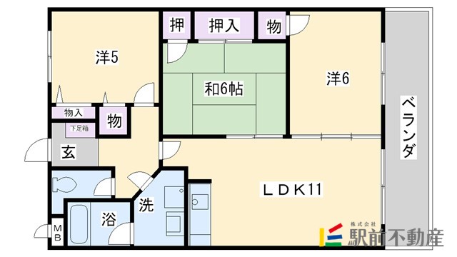 クローバービル壱番館の間取り