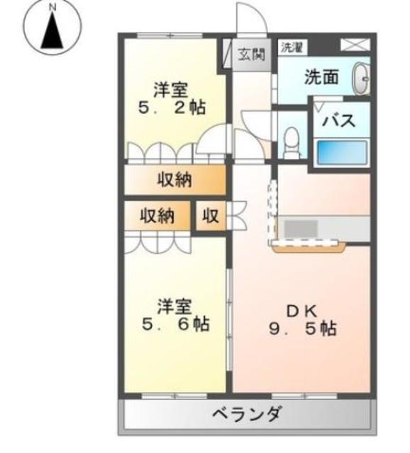 フィオーレ（今里３）の間取り