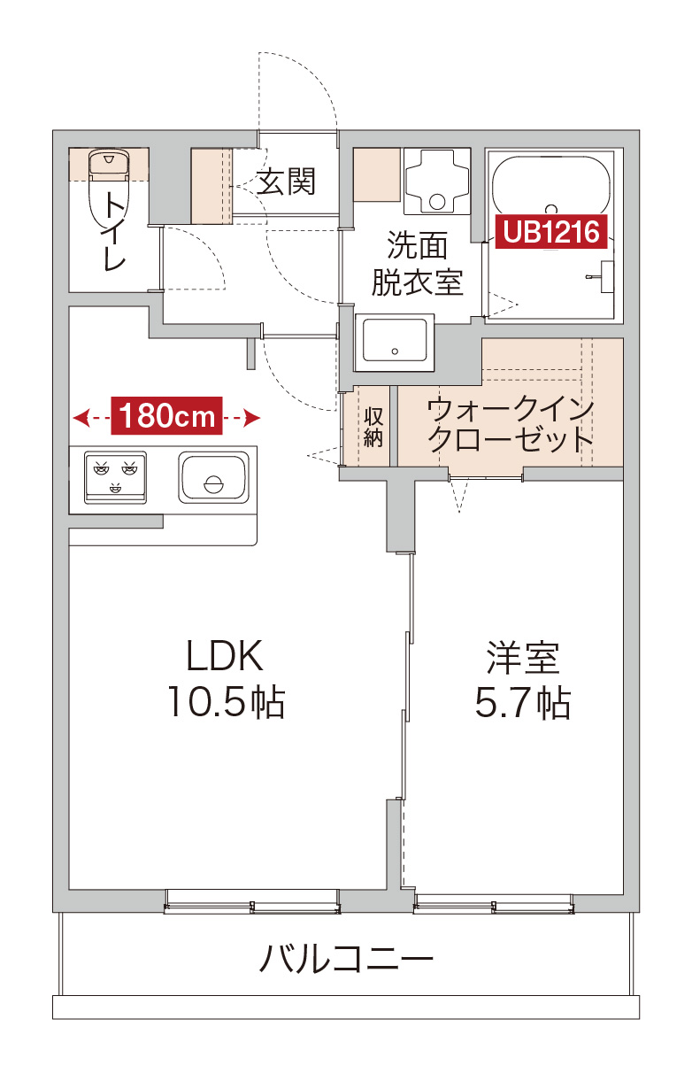 ALBERATAの間取り