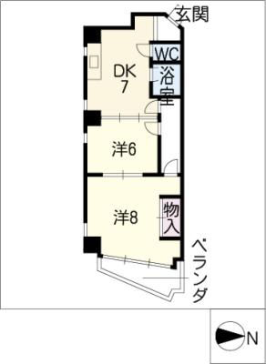 マンションあいおいの間取り