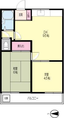 サツキビルの間取り