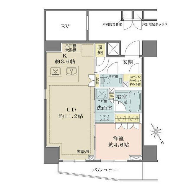 ザ・パークハウス北青山の間取り