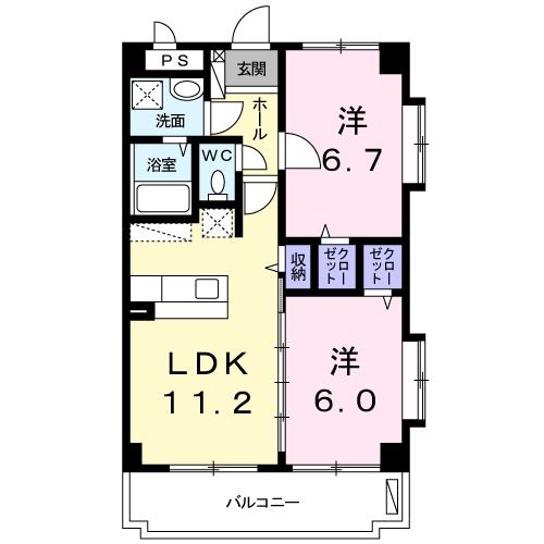 アビタシオン　Ｔ・Ｋの間取り