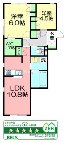 鎌倉市雪ノ下のマンションの間取り