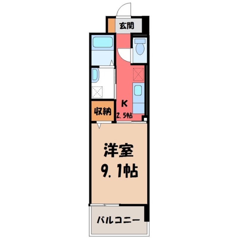 イースト アヴェニューの間取り