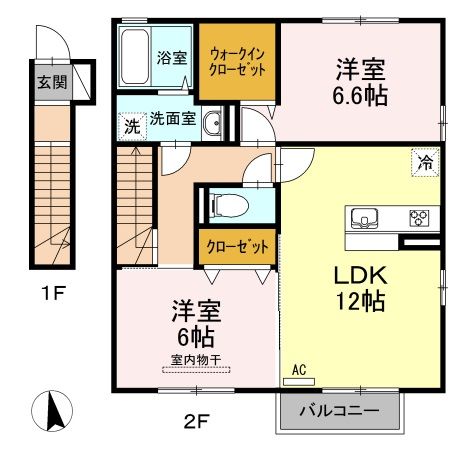 ロイヤル城跡の間取り