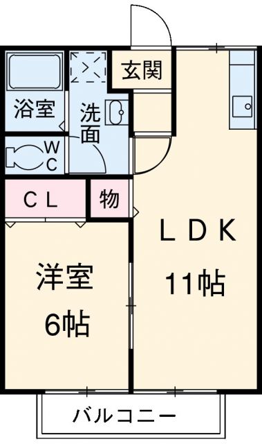 ハミングさかえの間取り