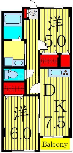 グラシアリノ町屋の間取り