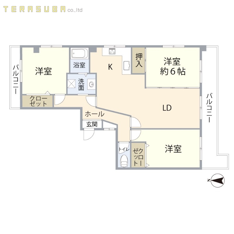 ナイスモア中島の間取り