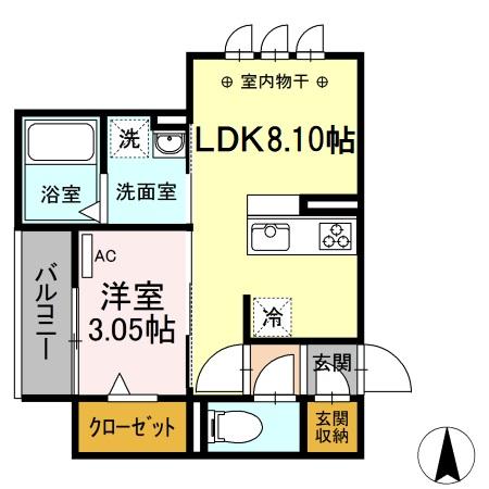 グランヴィア加納徳川の間取り