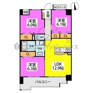 SOL愛宕南の間取り