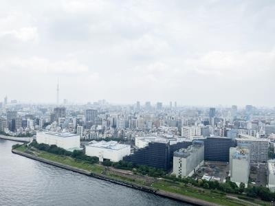 【中央区佃のマンションの眺望】