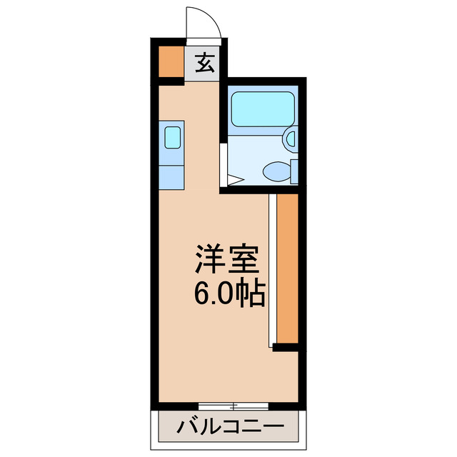 東大阪市若江本町のマンションの間取り