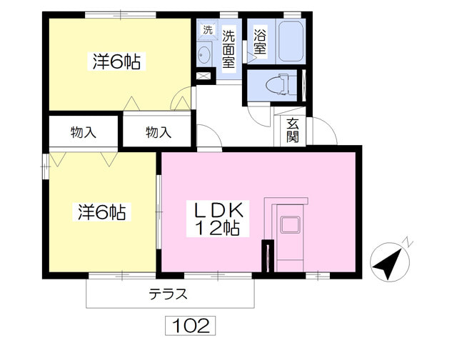 那覇市天久のマンションの間取り