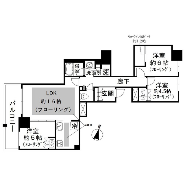 大宮スカイ＆スクエア　ザ・タワーの間取り