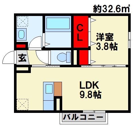 COZY　COURT下曽根の間取り