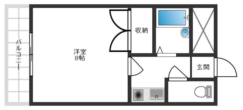 サンヒルズマンションの間取り