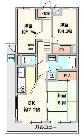 ライオンズマンション杉田第3の間取り