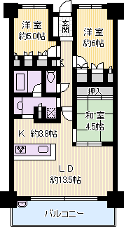 クレヴィア箕面桜の間取り