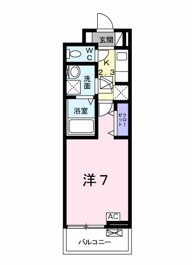 ガーデン清住の間取り