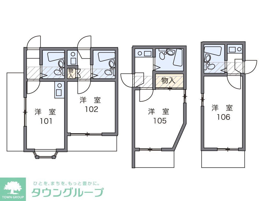 レオパレスＴＯＳＡの間取り