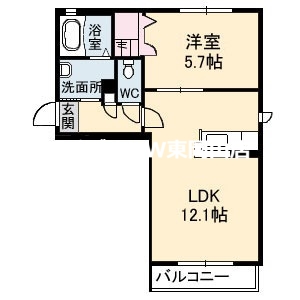 シルキーステージＩ・Ｓ　I棟の間取り