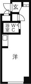 札幌市中央区南二条東のマンションの間取り