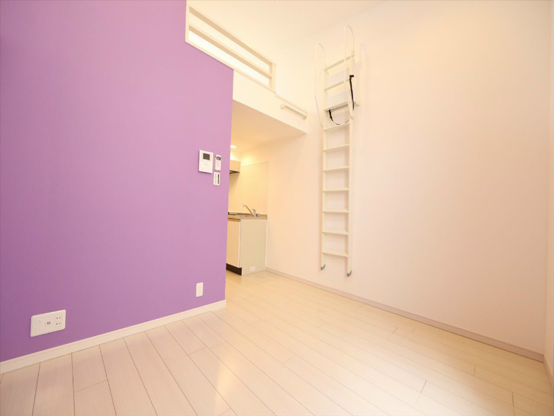 居室・リビング　洋室4.9帖　ロフト4.7帖（収納にも寝室にも使えます）