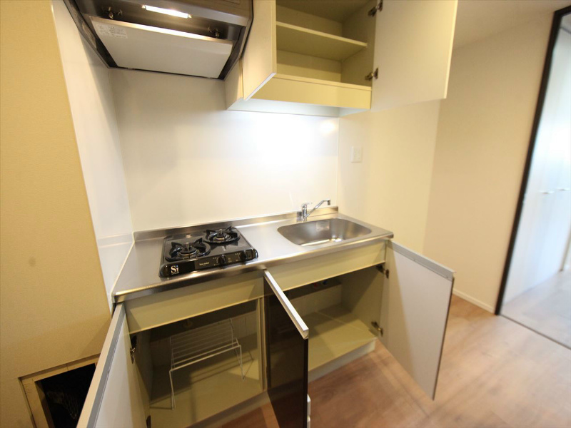 キッチン　システムキッチン（ガス2口コンロ付）