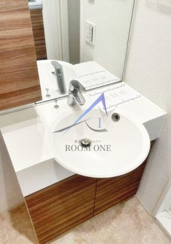 洗面設備　洗面台です。