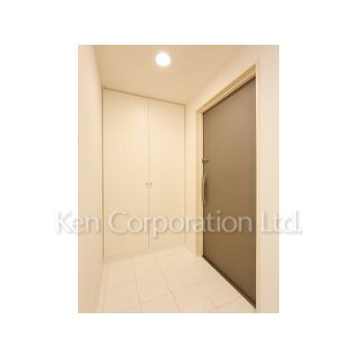 玄関　同タイプ6階のお部屋を撮影。仕様が異なることがあります。