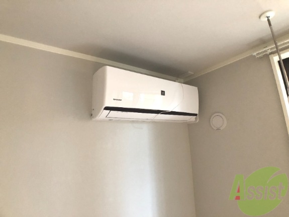 その他設備　エアコンが付いているので夏も冬も快適ですね～