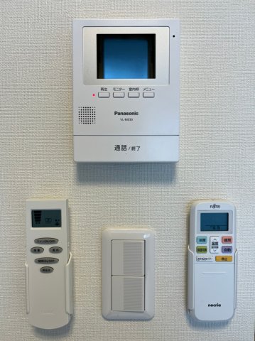 セキュリティ　モニタ付きインターホン完備