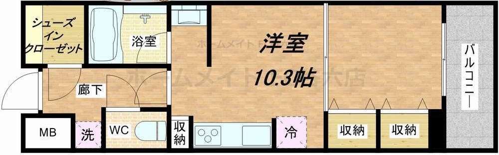 KDX堺筋本町レジデンスの間取り写真