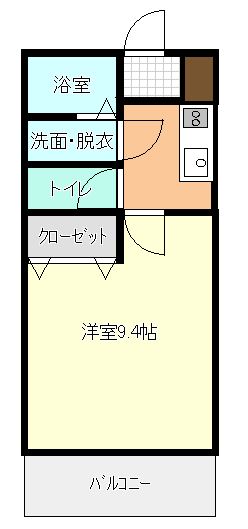 あさひレジデンス上中居IIの間取り