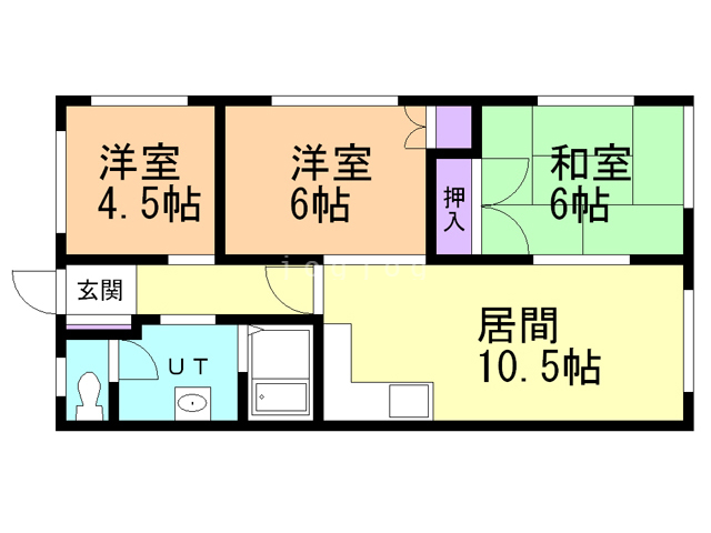 笹川アパートの間取り